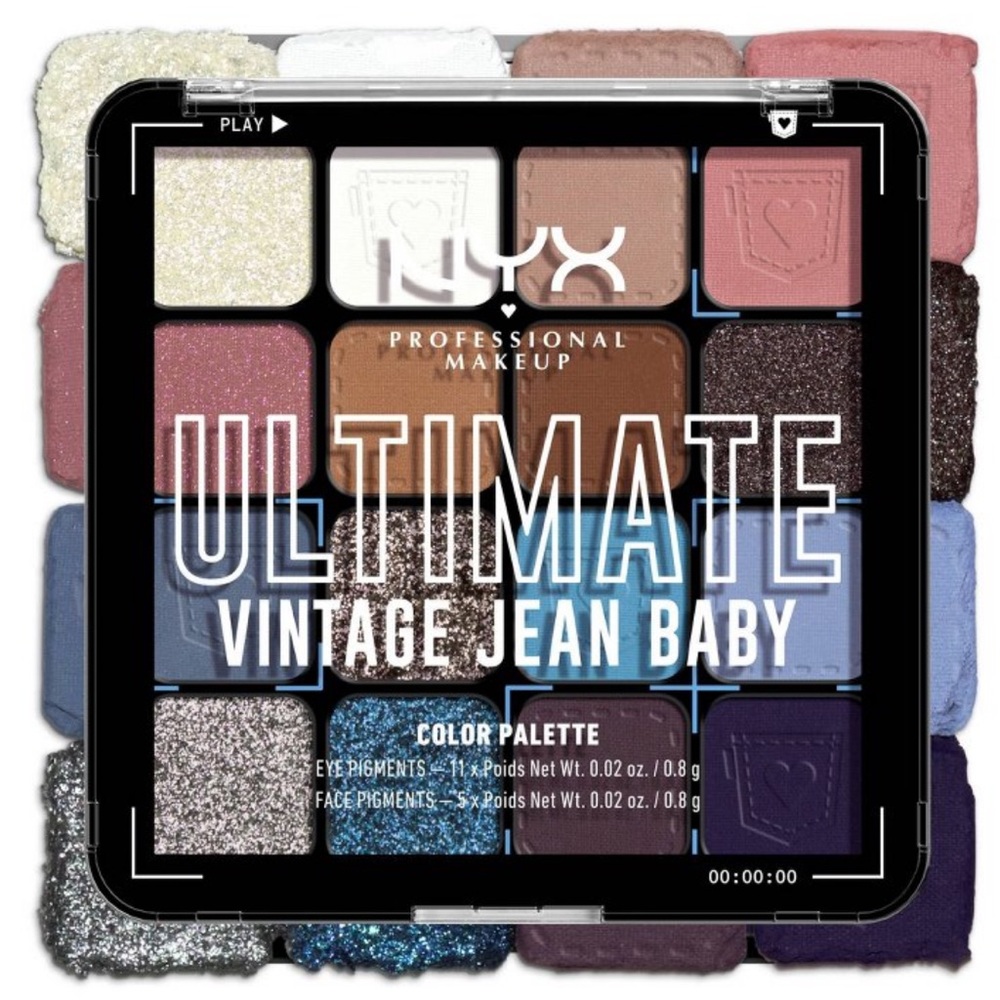 NYX Ultimate Color Shadow Palette Vintage
Jean Baby NEW